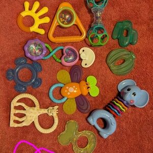 Baby Needs: Colorful Baby Teething Toy Set
